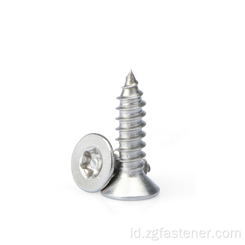 Sus304 Stainless Steel Plum Counterk Head Head Screw